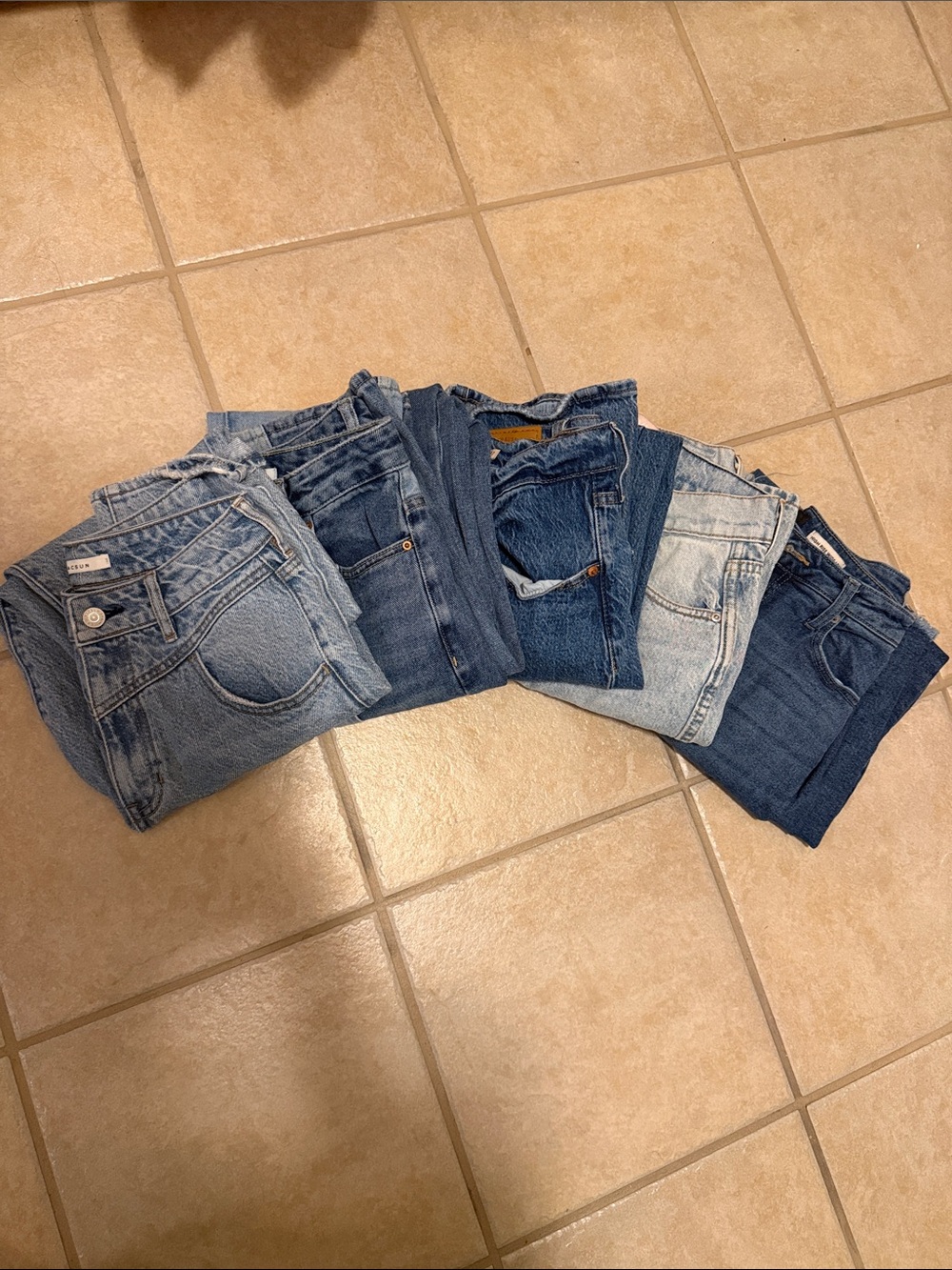 Mixed Denim Jeans Bundle - Multiple Blue Shades
